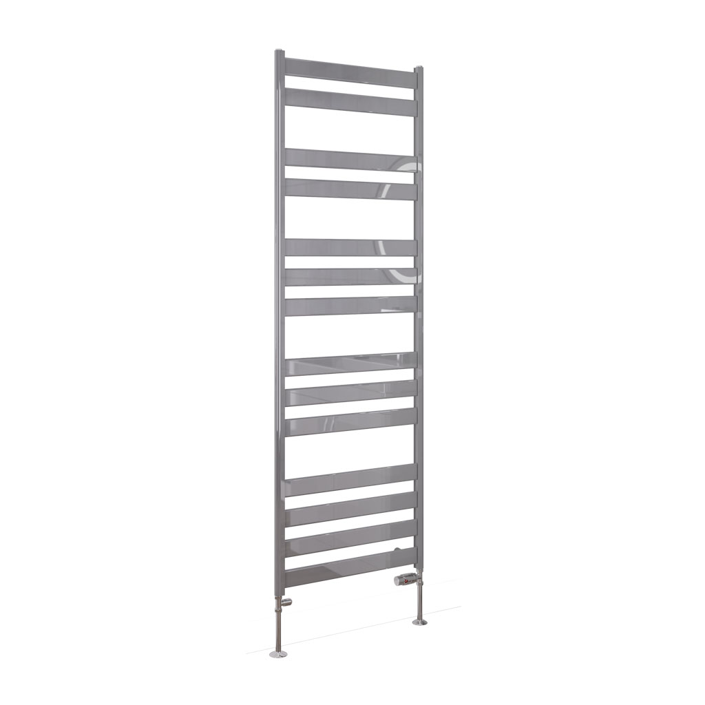 Pelago Aluminium Towel Rail 1800x600mm Polished Aluminium