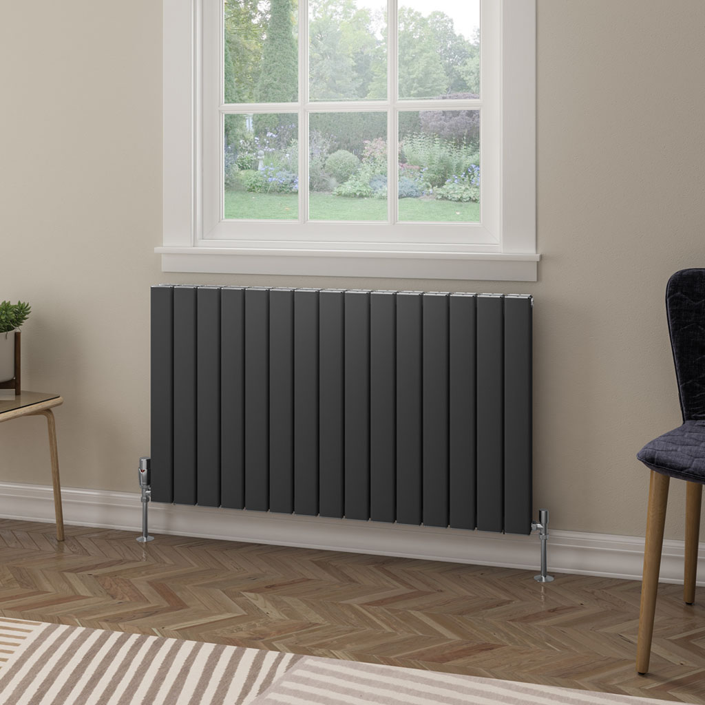 Hadleigh 600 x 1045 Aluminium Radiator Matt Anthracite