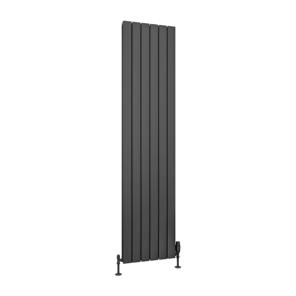 Hadleigh 1800 x 415 Aluminium Radiator Matt Anthracite