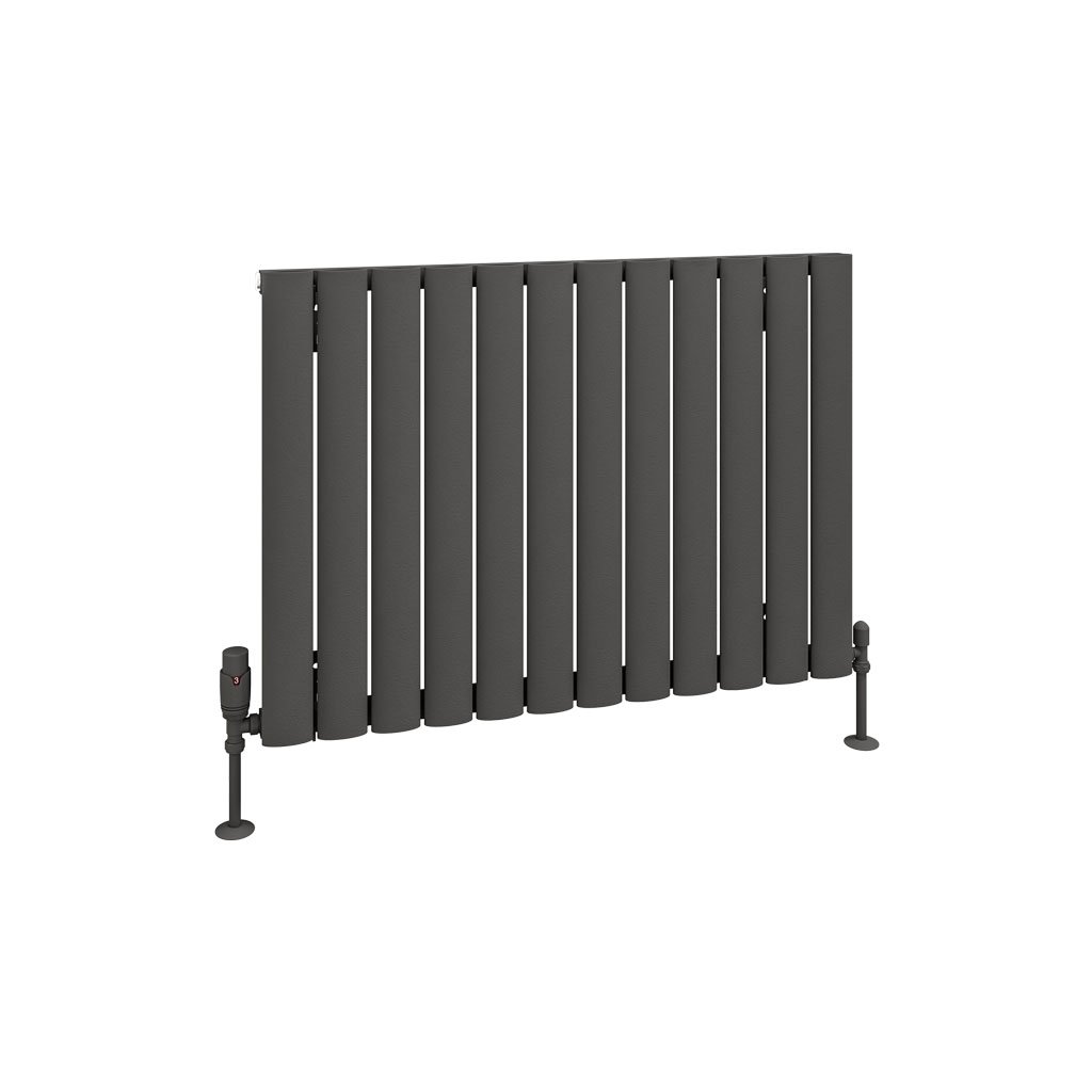 Sandhurst 600 x 835 Aluminium Radiator Matt Anthracite