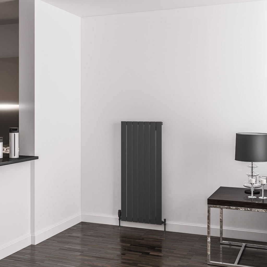 Addington Aluminium 1200 x 514 Radiator Type10 Matt Anthracite