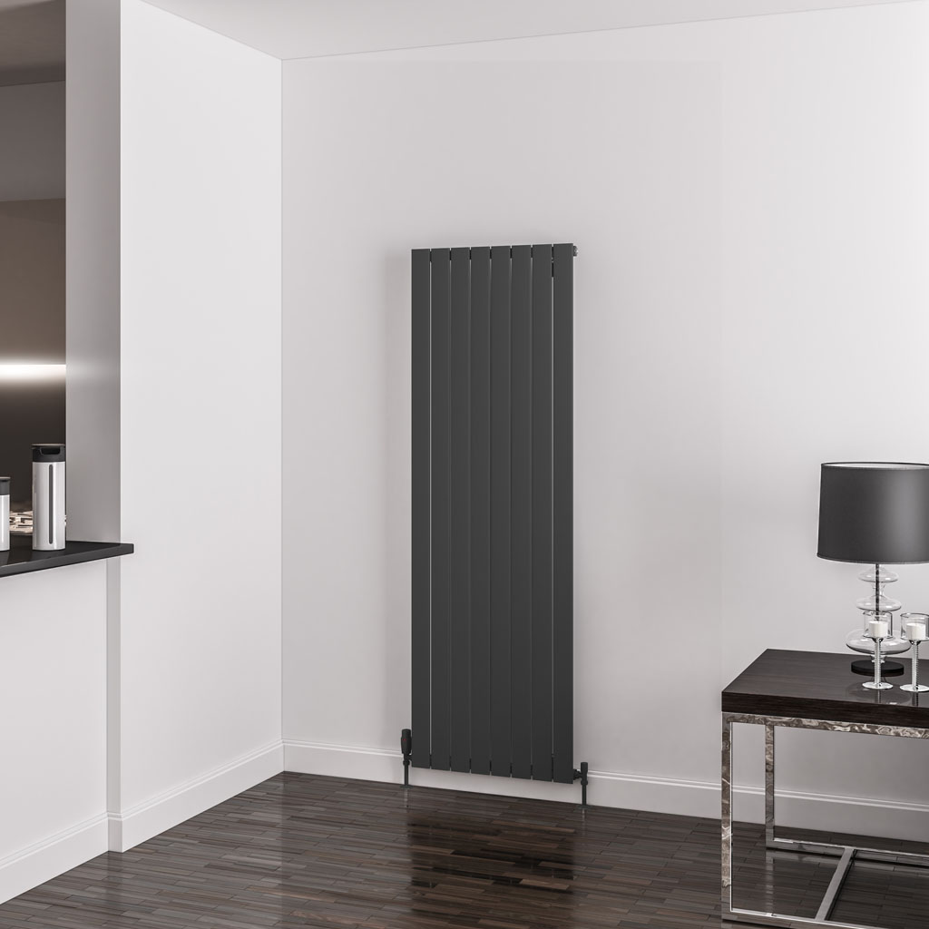 Addington Aluminium 1800 x 588 Radiator Type10 Matt Anthracite