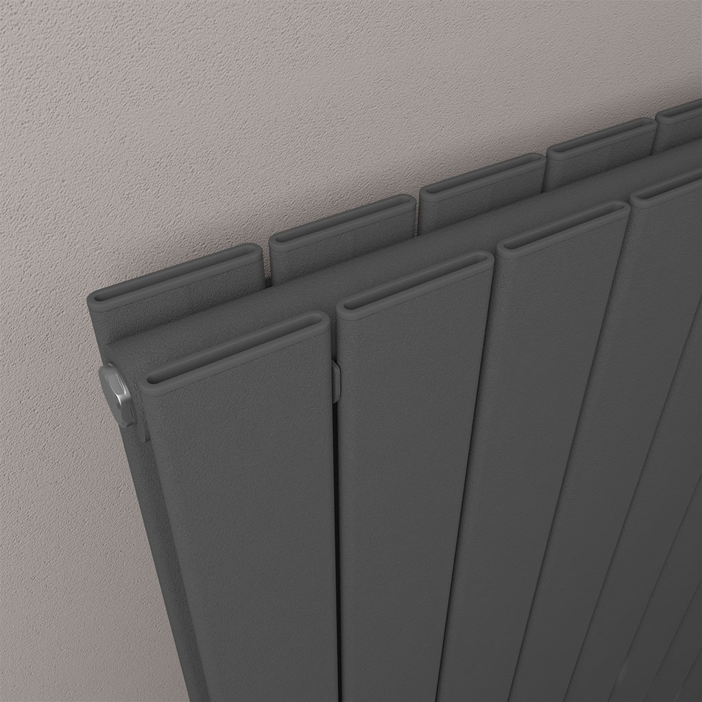 Addington Aluminium 600 x 1032 Radiator Type20 Matt Anthracite