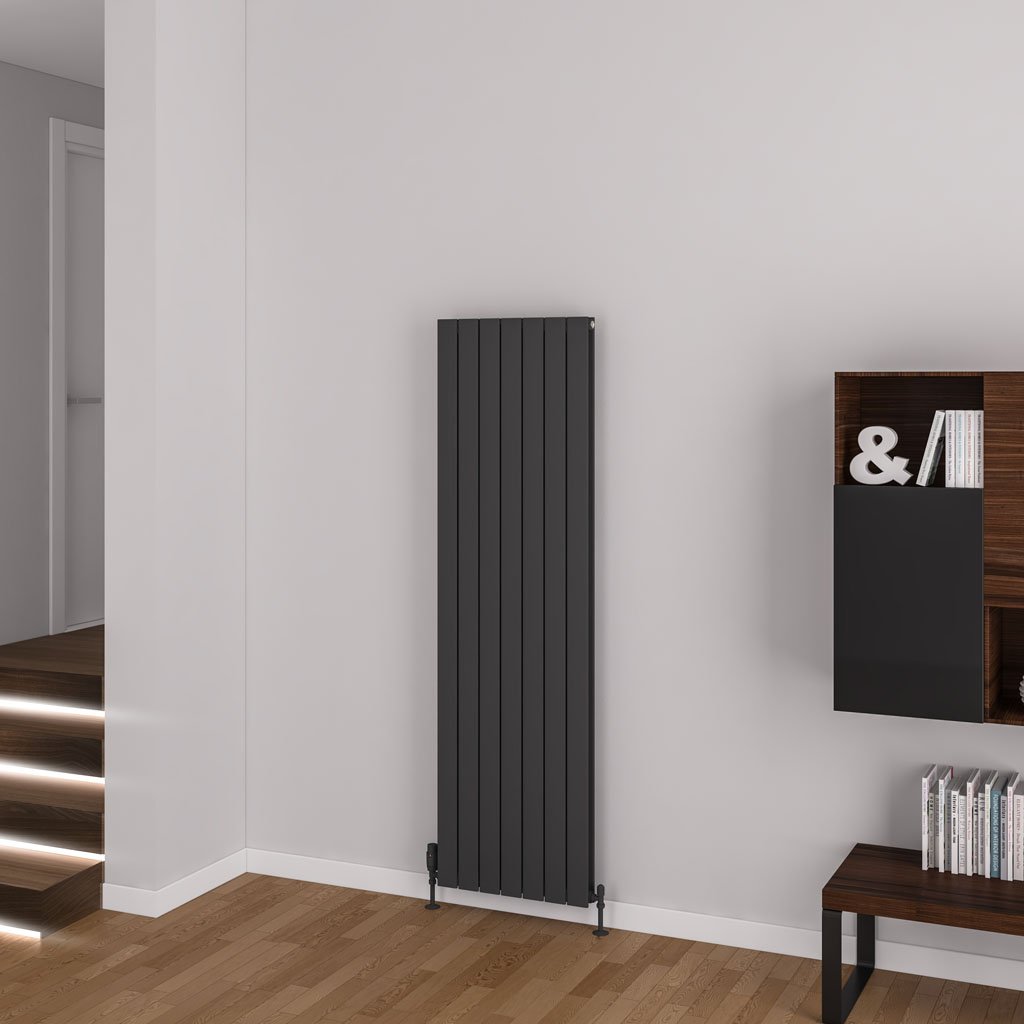 Addington Aluminium 1800 x 514 Radiator Type20 Matt Anthracite