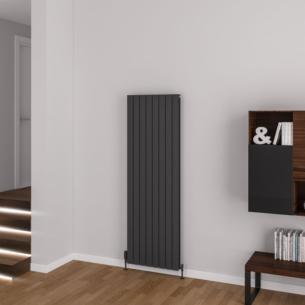 Addington Aluminium 1800 x 588 Radiator Type20 Matt Anthracite