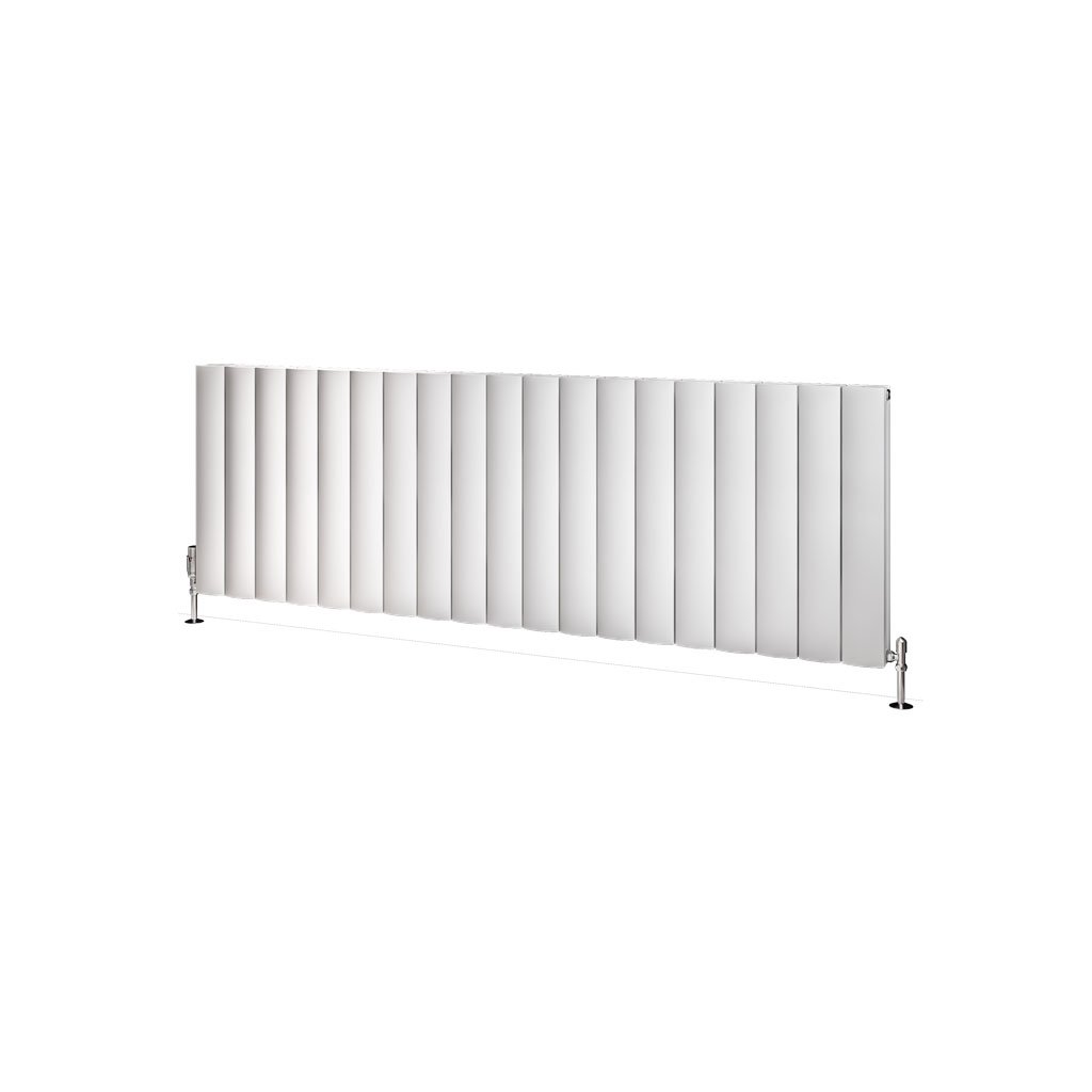 Guardia 600 x 1800 Aluminium Radiator Matt White