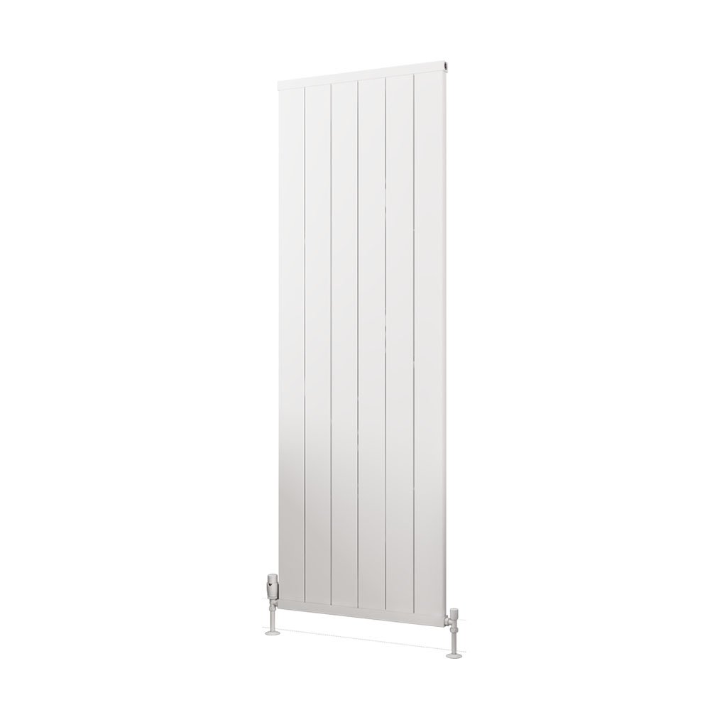 Kingswood Slimline 1800 x 610 Aluminium Radiator Matt White