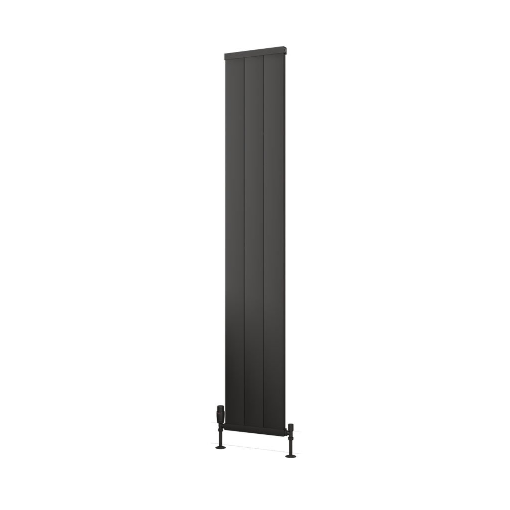 Kingswood Slimline 1800 x 310 Aluminium Radiator Matt Anthracite