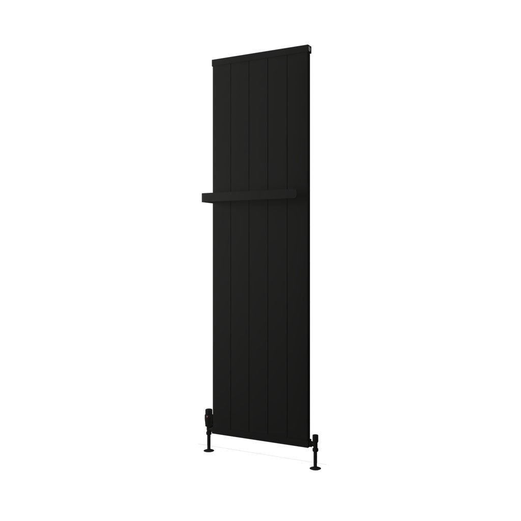 Kingswood Slimline 1800 x 510 Aluminium Radiator Matt Black