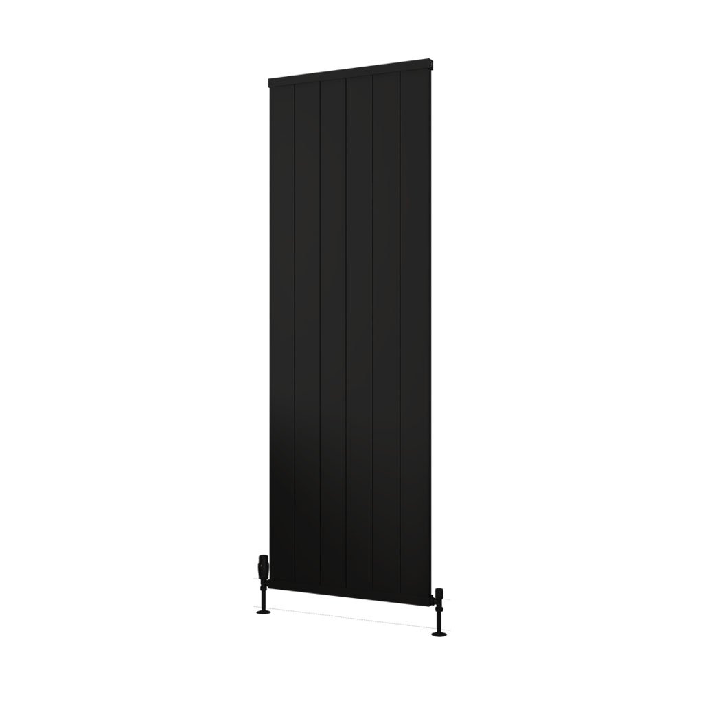 Kingswood Slimline 1800 x 610 Aluminium Radiator Matt Black