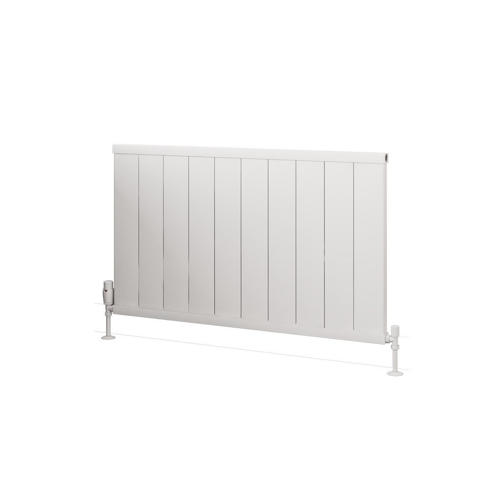 Kingswood Slimline 600 x 1010 Aluminium Radiator Matt White