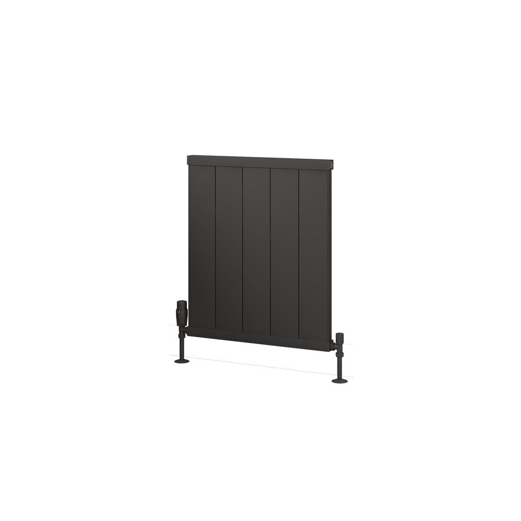 Kingswood Slimline 600 x 510 Aluminium Radiator Matt Anthracite