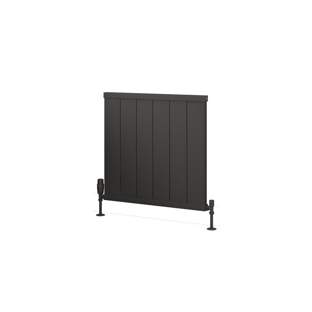 Kingswood Slimline 600 x 610 Aluminium Radiator Matt Anthracite