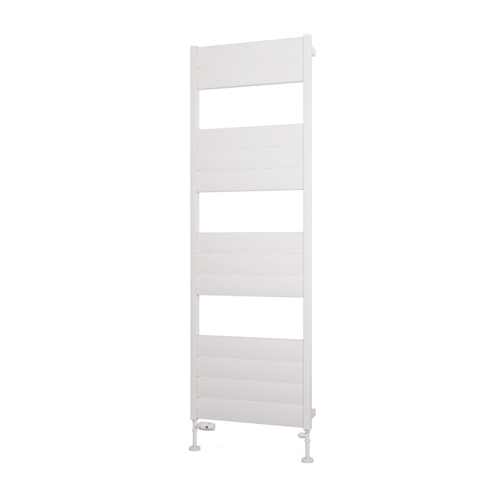 Kingswood Slimline 1820 x 600 Aluminium Towel Rail Matt White