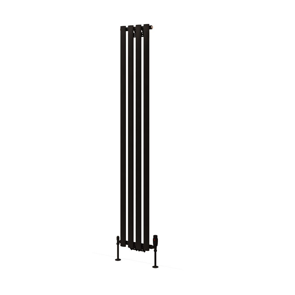 Tunstall 1800 x 280 Radiator Matt Black