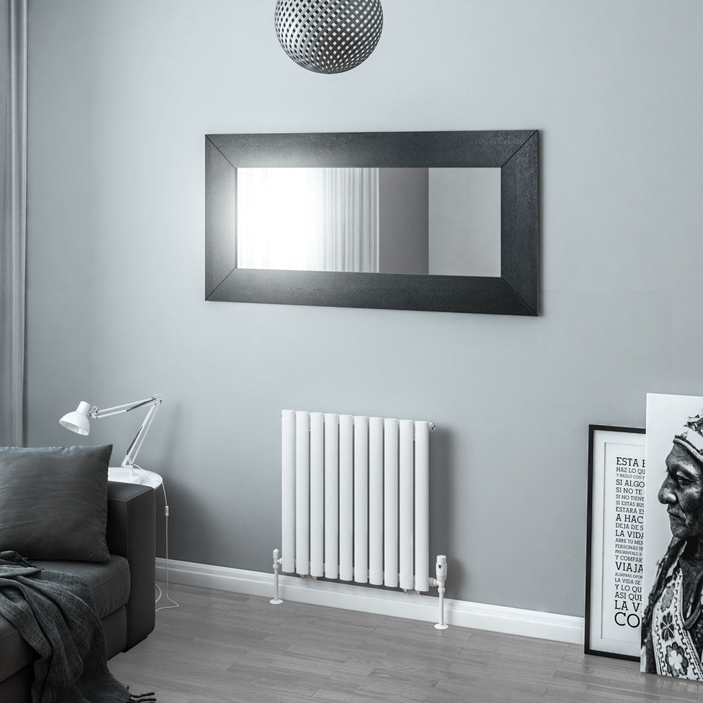 Tunstall 600 x 589 Radiator Matt White