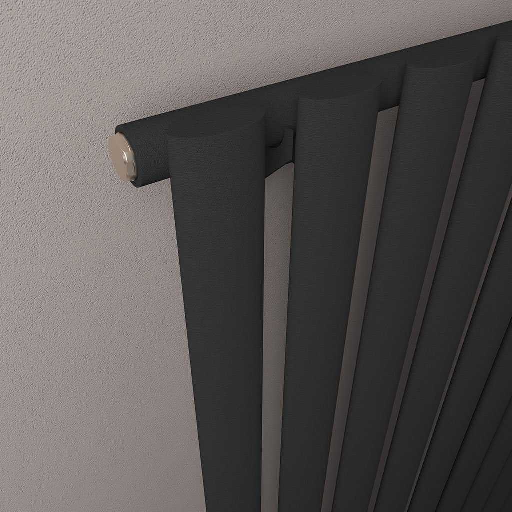 Tunstall 600 x 825 Radiator Matt Black