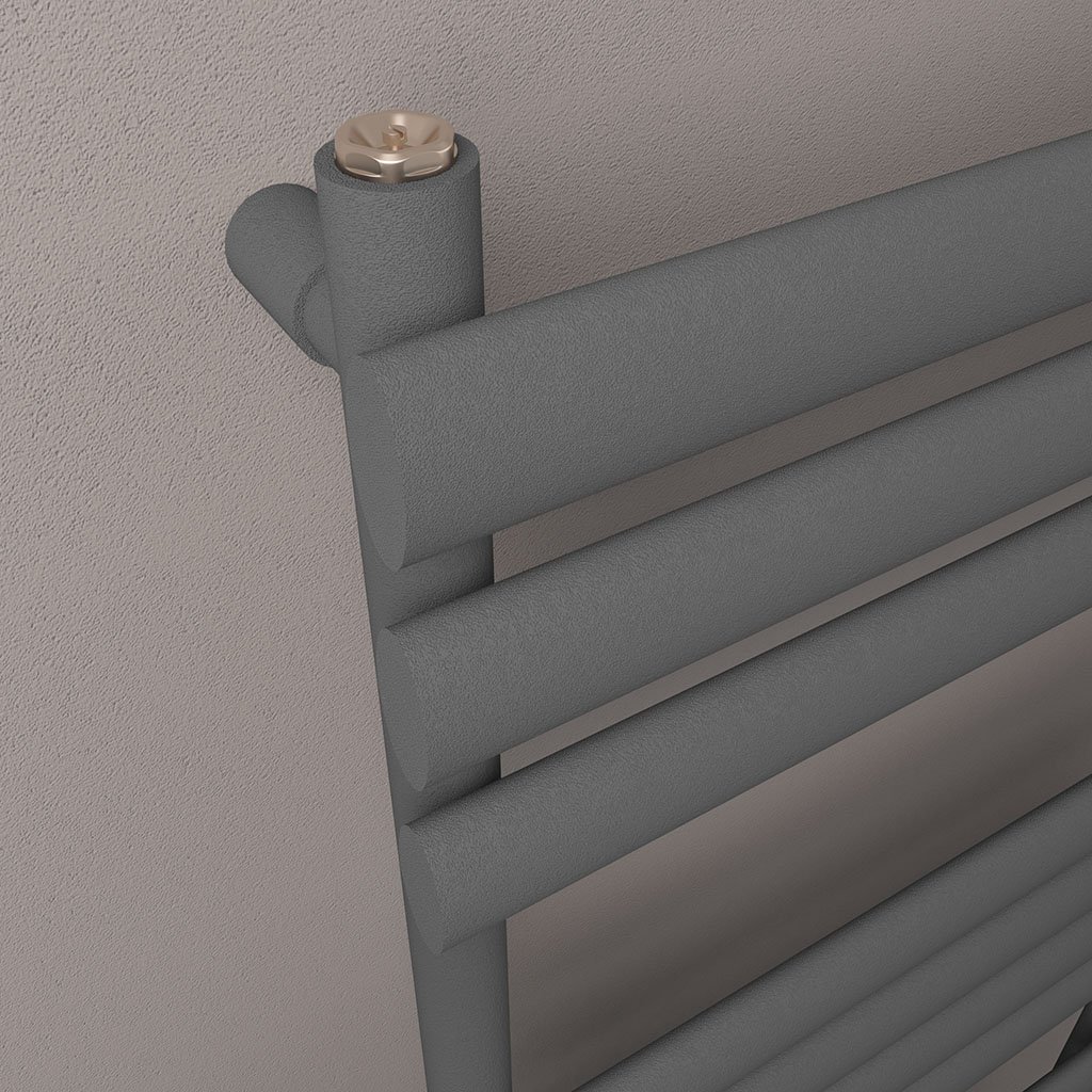 Tunstall 800 x 500 Towel Rail Matt Anthracite