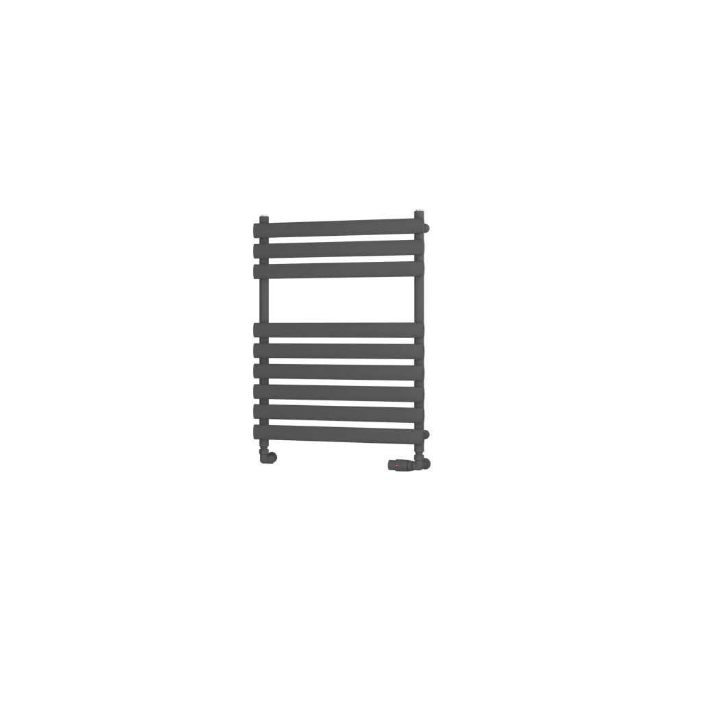 Tunstall 800 x 600 Towel Rail Matt Anthracite