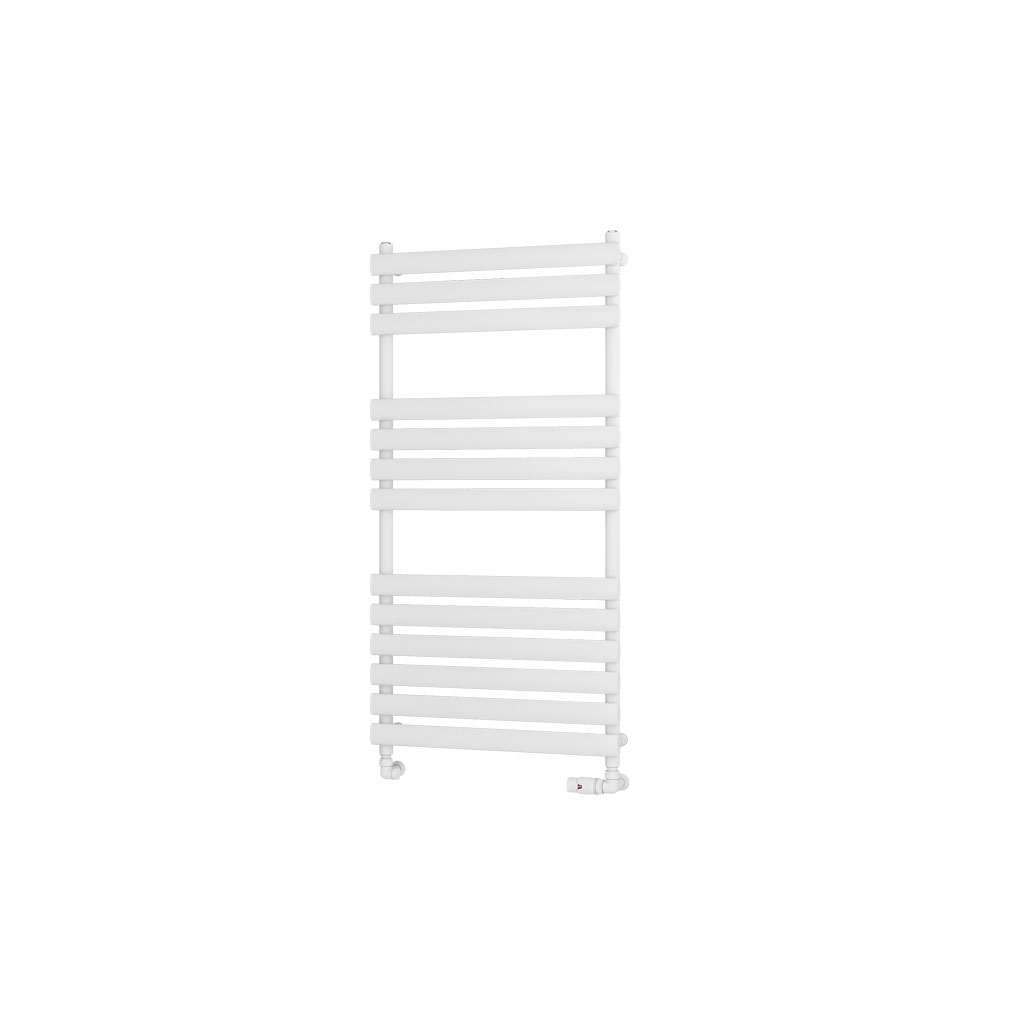 Tunstall 1200 x 600 Towel Rail Matt White