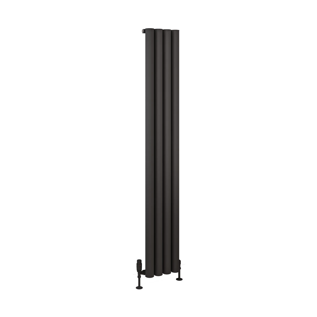 Burford 1800 x 275 Aluminium Radiator Matt Anthracite