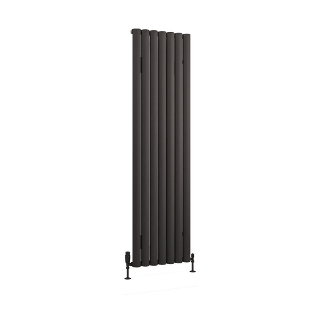 Kelmscott 1800 x 485 Aluminium Radiator Matt Anthracite