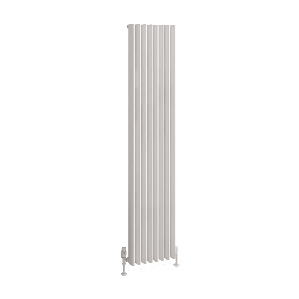 Witney 1800 x 375 Aluminium Radiator Matt White