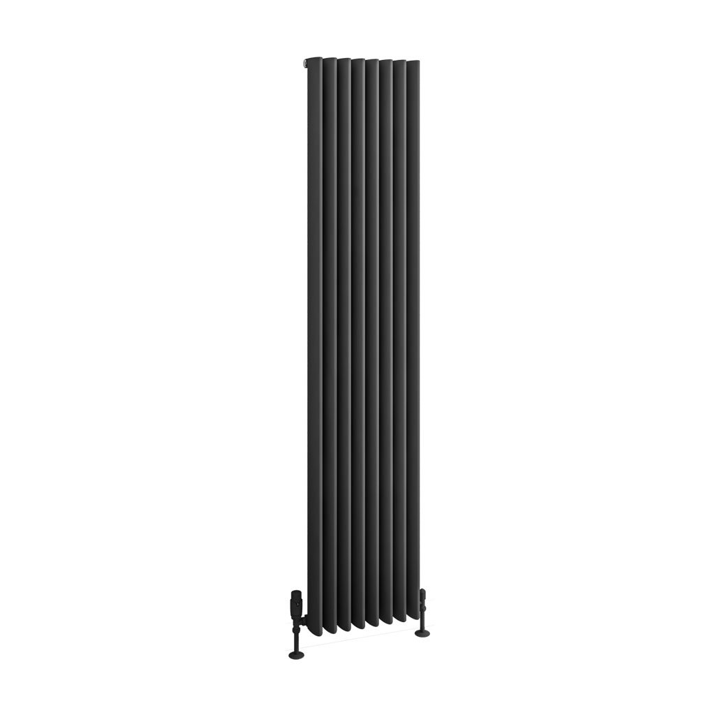 Witney 1800 x 375 Aluminium Radiator Matt Anthracite