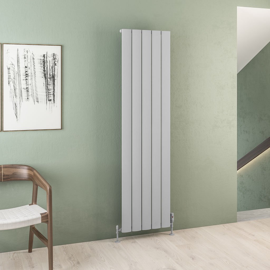 Malmesbury 1800 x 470 Aluminium Radiator Matt Grey