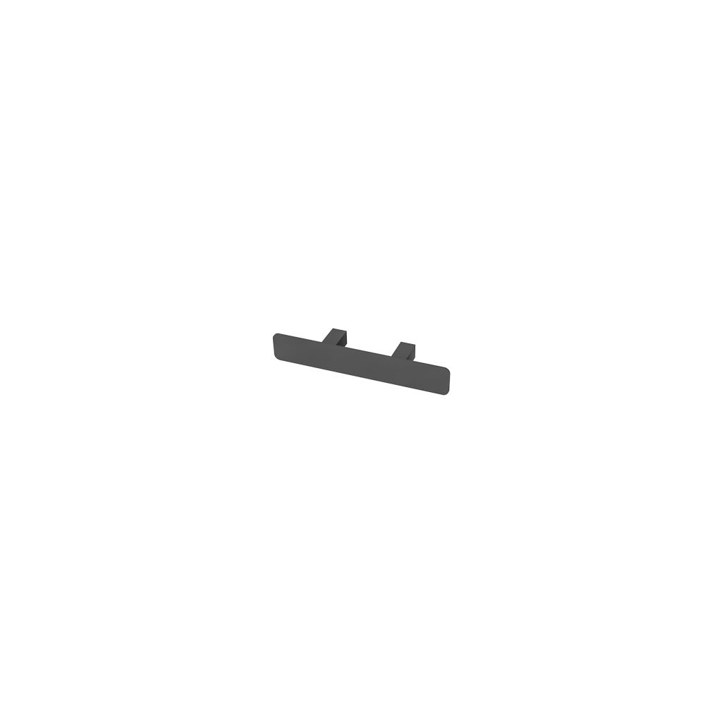 Universal Flat Style Towel Hanger 280mm Matt Anthracite