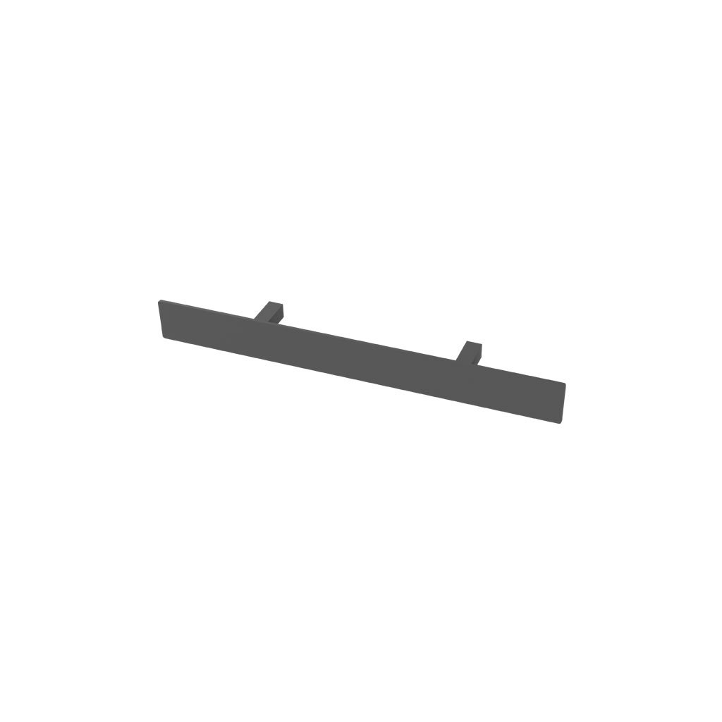 Malmesbury Flat Style Towel Hanger 375mm Matt Anthracite