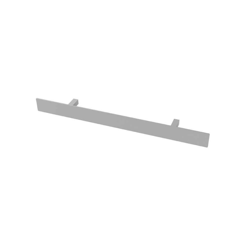 Malmesbury Flat Style Towel Hanger 470mm Matt Grey