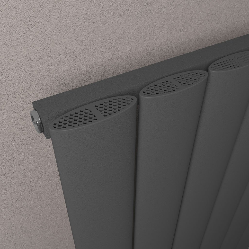 Malmesbury 600 x 1230 Aluminium Radiator Matt Anthracite