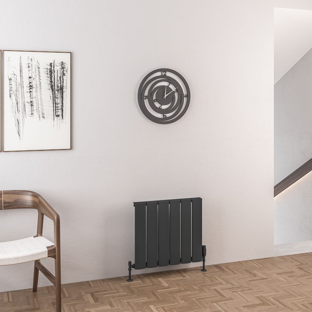 Malmesbury 500 x 565 Aluminium Radiator Matt Anthracite