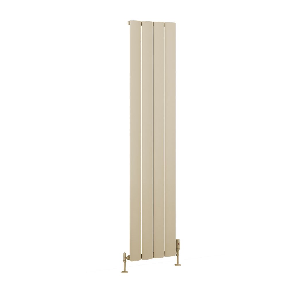 Malmesbury 1800 x 375 Aluminium Radiator Matt Cappuccino