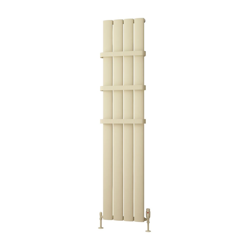 Malmesbury 1800 x 375 Aluminium Radiator Matt Cappuccino