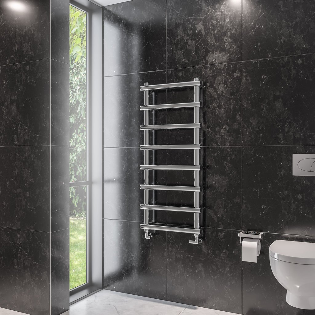 Marlow 1150 x 500 Towel Rail Chrome