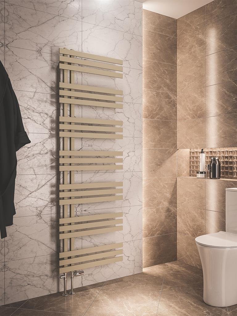 Hurley 1800 x 600 Towel Rail Matt Cappuccino