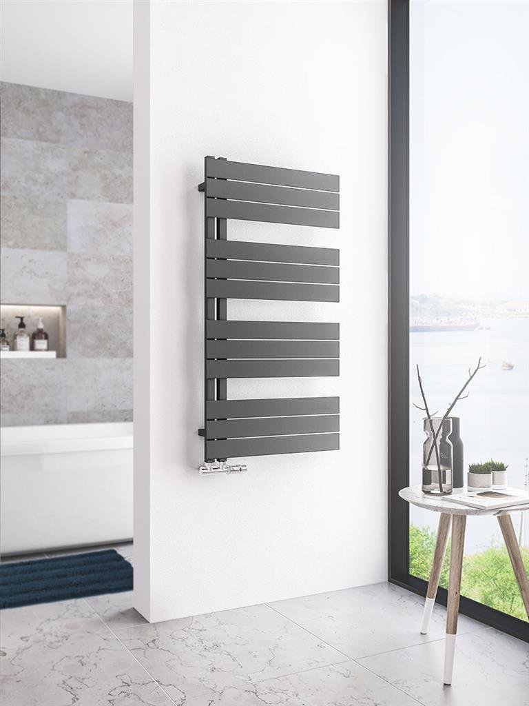 Helmsley 1150 x 600 Towel Rail Matt Anthracite