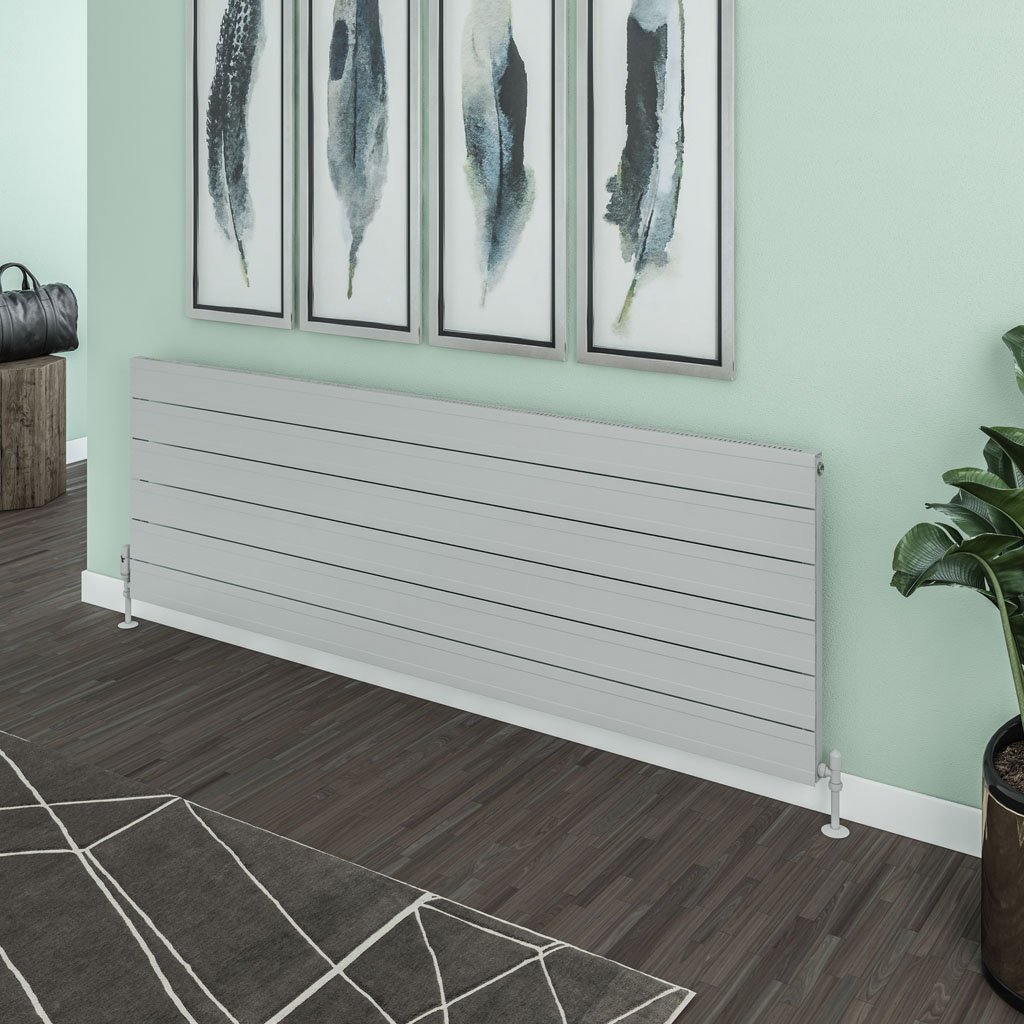 Berkeley 603 x 1800 Aluminium Radiator Matt Grey