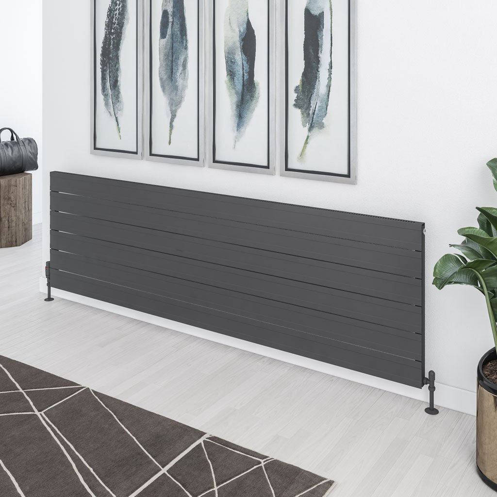 Berkeley 603 x 2000 Aluminium Radiator Matt Anthracite