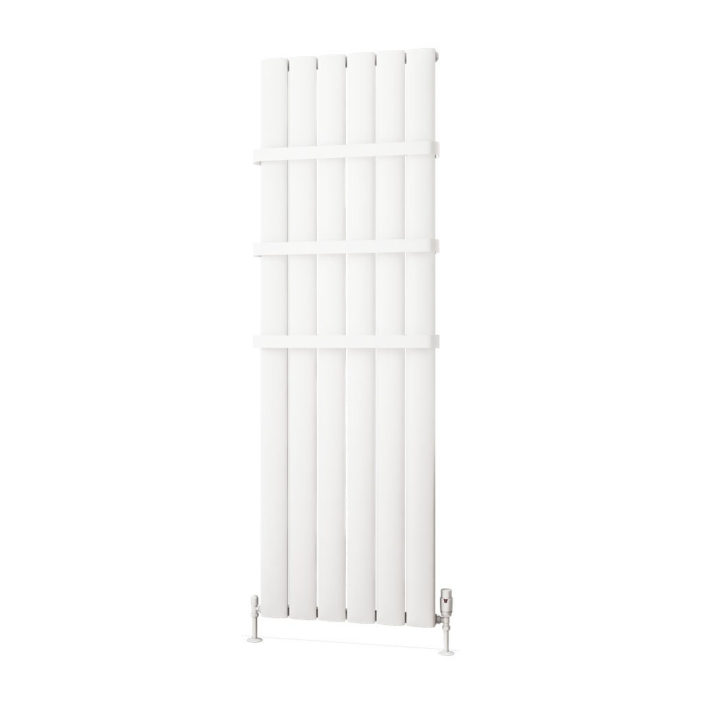 Malmesbury 1800 x 565 Aluminium Radiator Matt White