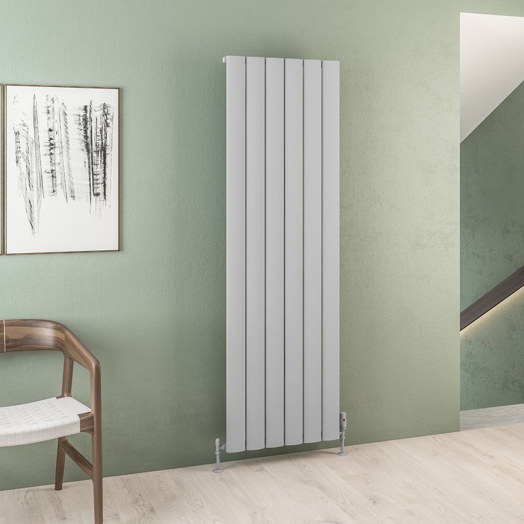 Malmesbury 1800 x 565 Aluminium Radiator Matt Grey