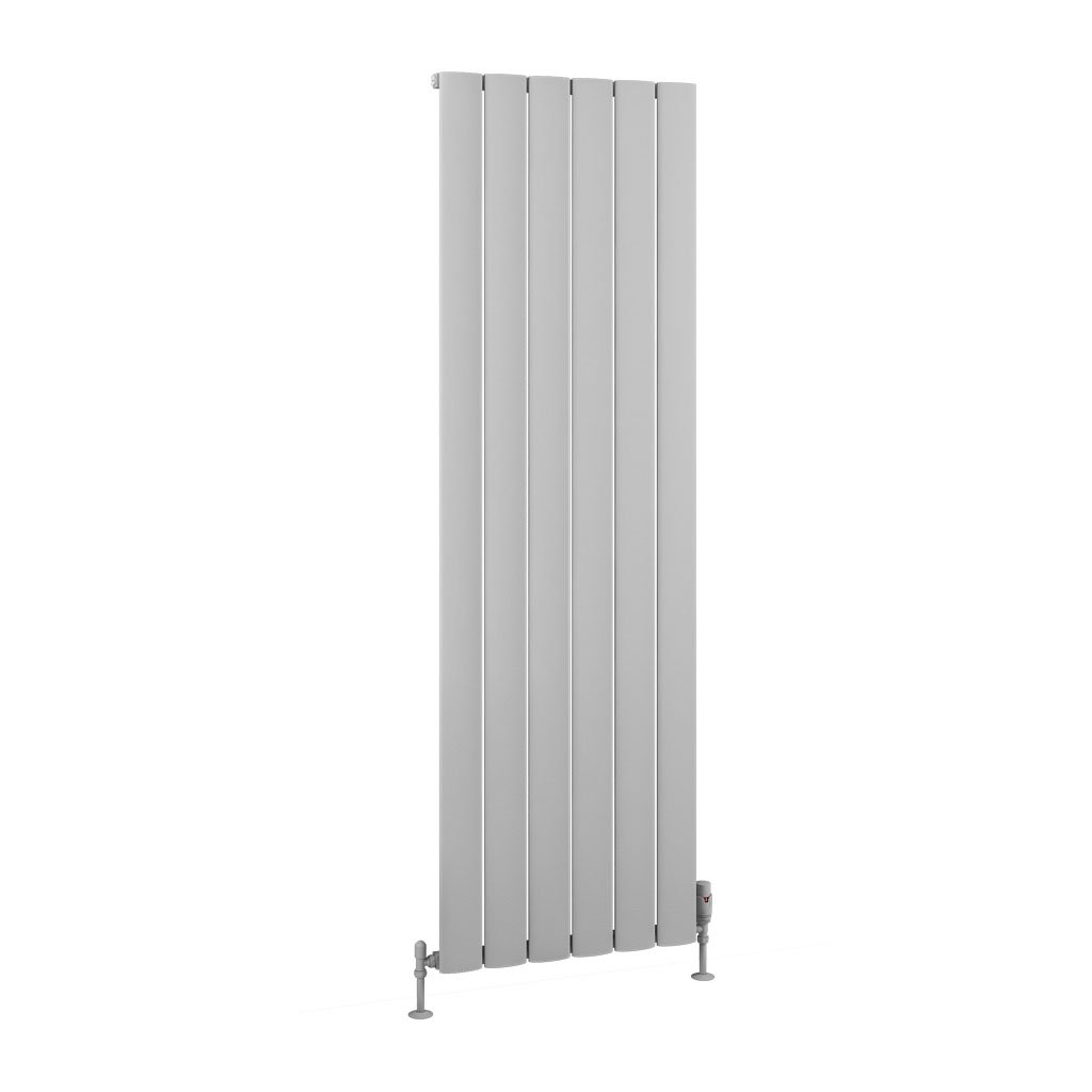 Malmesbury 1800 x 565 Aluminium Radiator Matt Grey