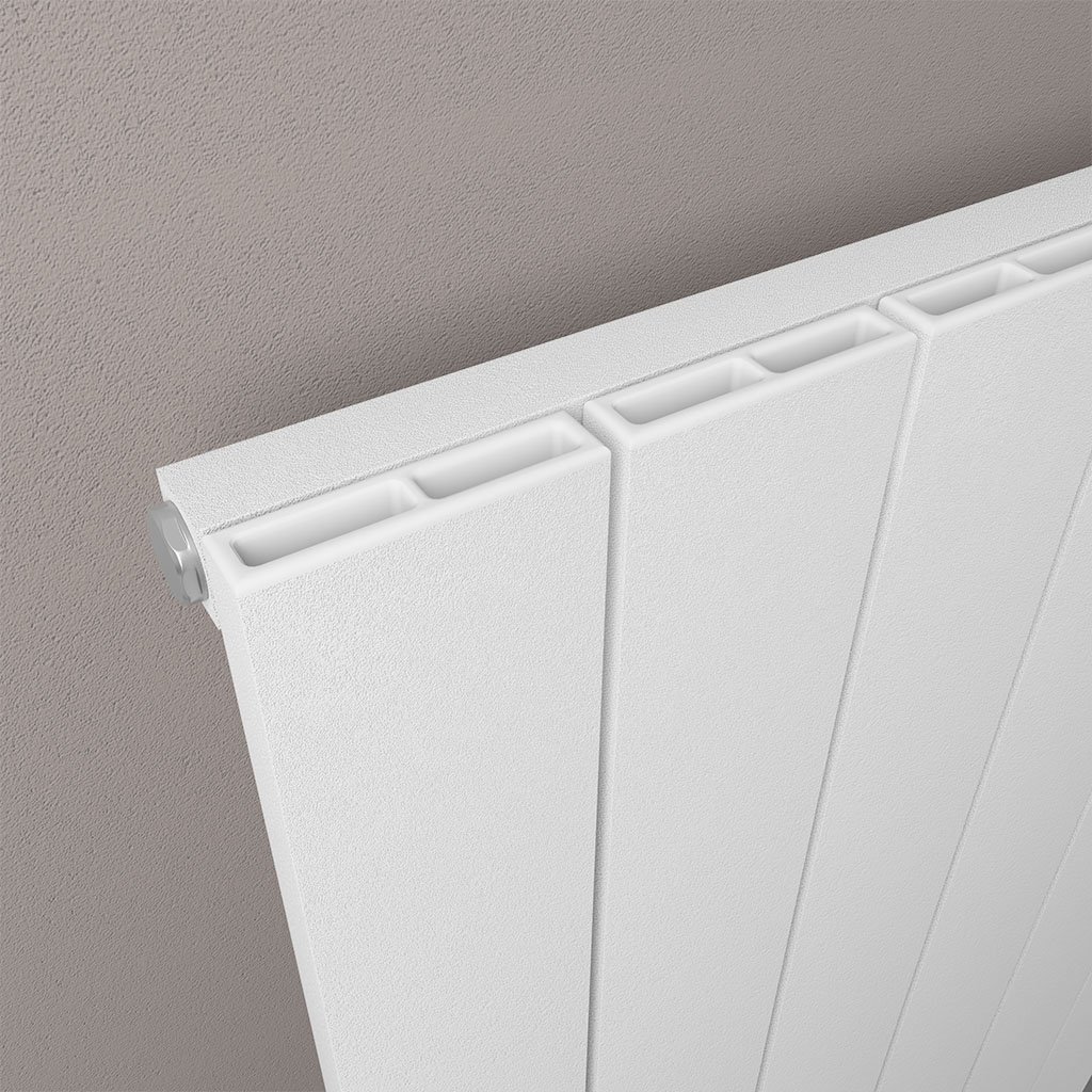 Charlton 600 x 850 Aluminium Radiator Matt White