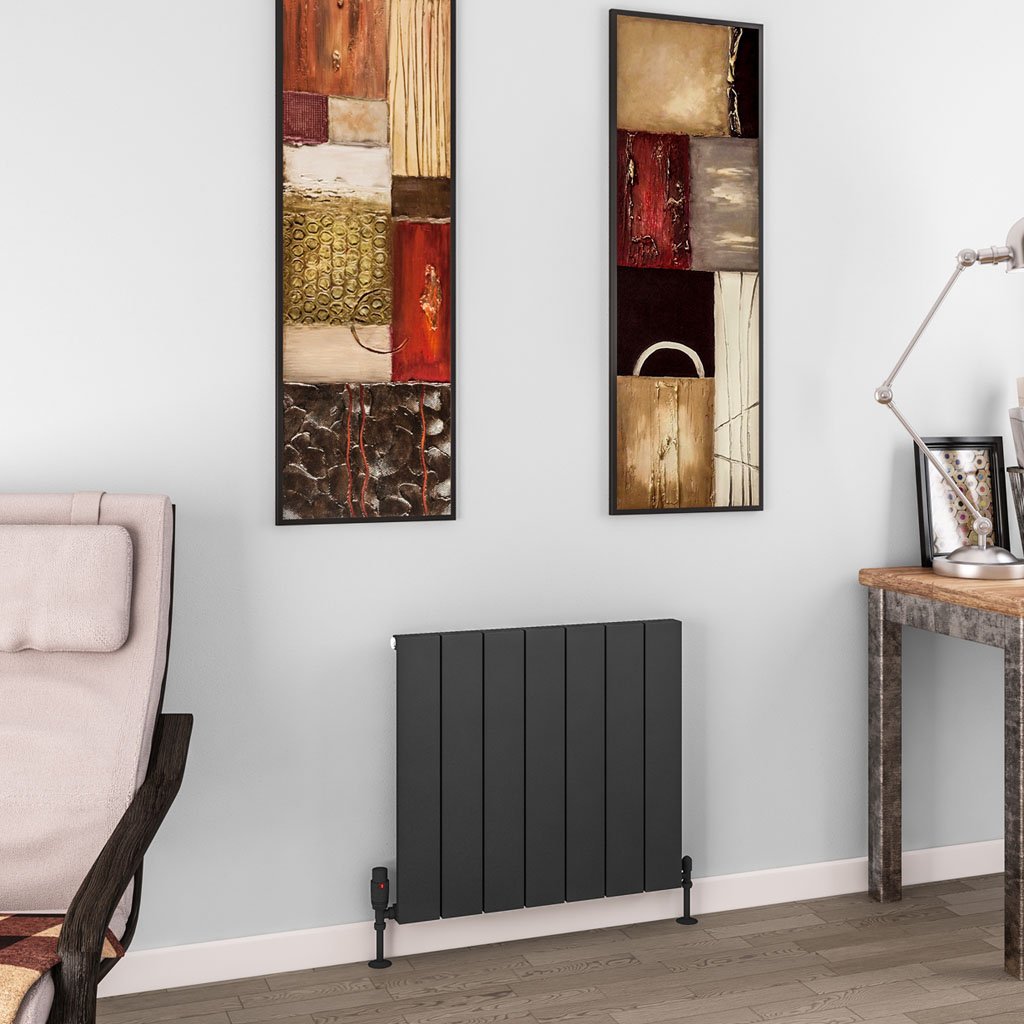 Charlton 600 x 660 Aluminium Radiator Matt Anthracite