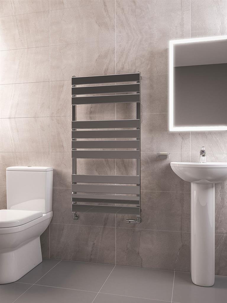 Deddington 1200 x 600 Towel Rail Chrome