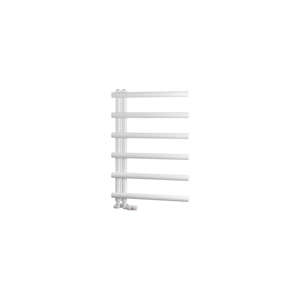 Marlow E-Style 850 x 600 Towel Rail Matt White