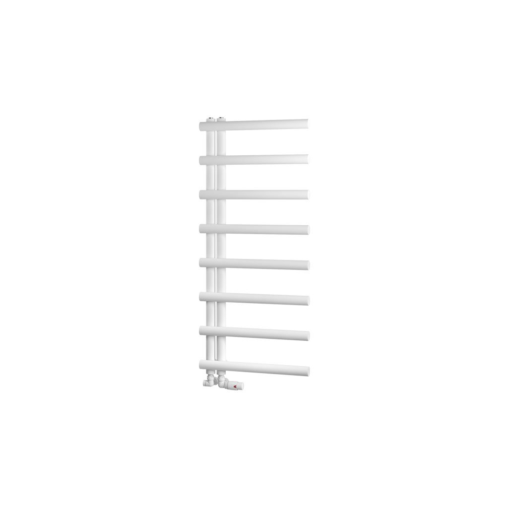 Marlow E-Style 1150 x 500 Towel Rail Matt White