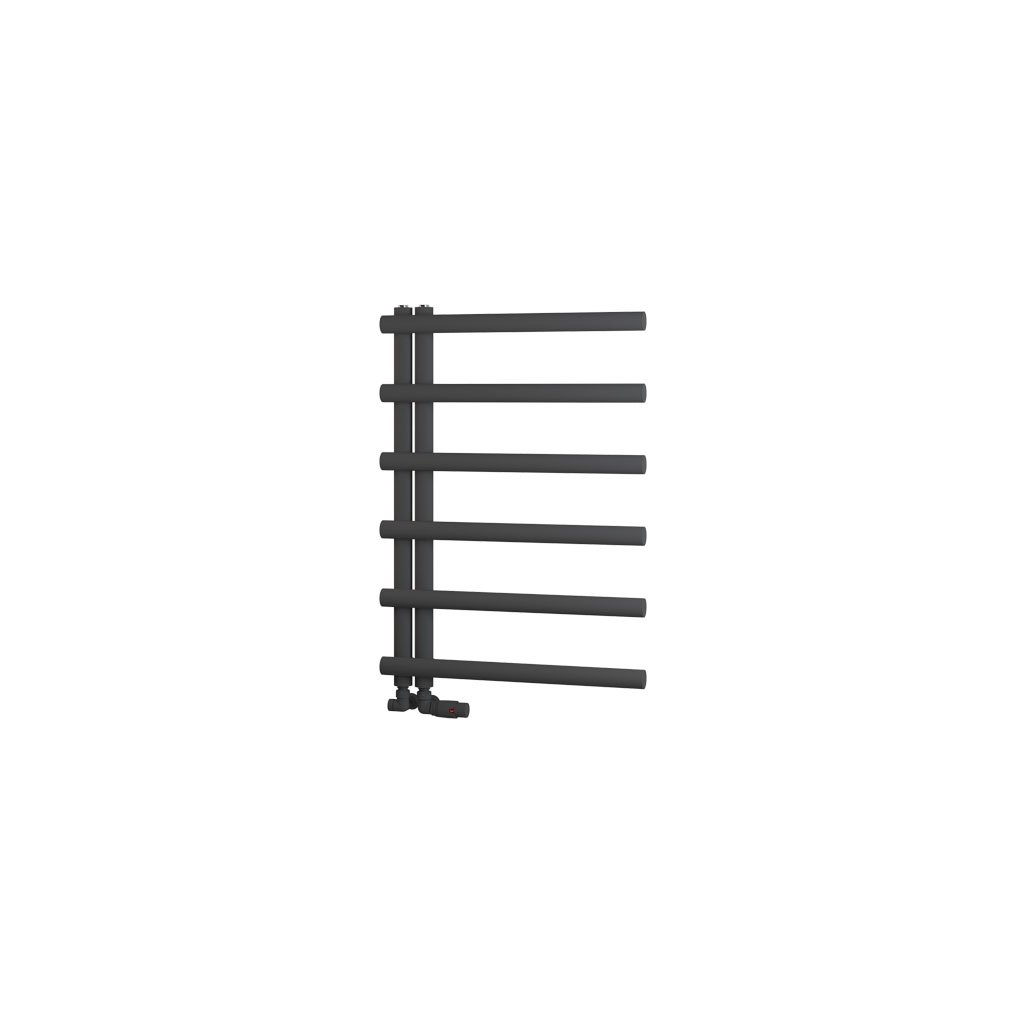 Marlow E-Style 850 x 600 Towel Rail Matt Anthracite